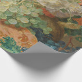 Obst und Gemüse in Farbe Geschenkpapier (Ecke)