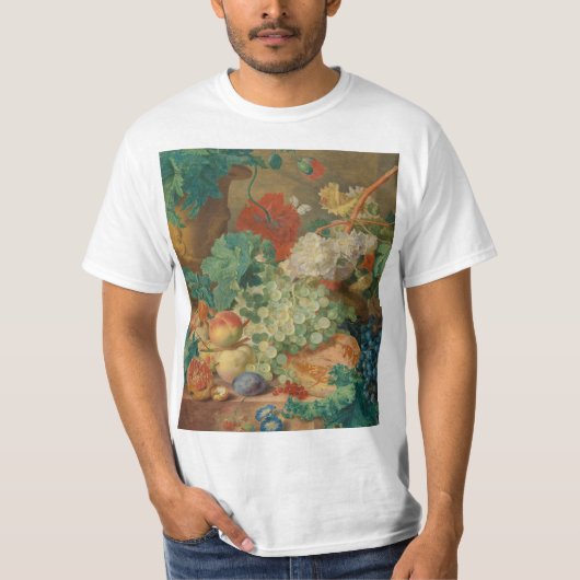Obst und Gemüse in Farbe T-Shirt (Vorderseite)