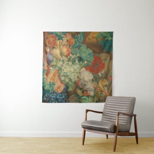 Obst und Gemüse in Farbe Wandteppich (Beispiel (Horizontal))