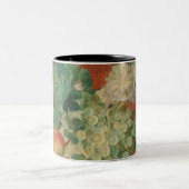 Obst und Gemüse in Farbe Zweifarbige Tasse (Mittel)
