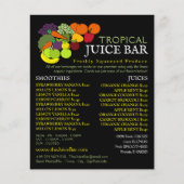 Obst und Gemüse, Juice-Bar Flyer (Vorne)