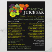 Obst und Gemüse, Juice-Bar Flyer (Vorne)