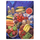 Obst und Gemüse Klemmbrett (Rückseite)
