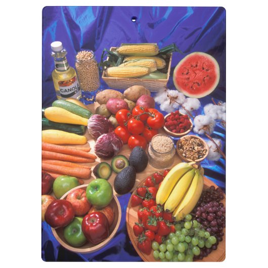 Obst und Gemüse Klemmbrett (Rückseite)