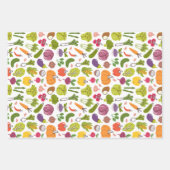 Obst und Gemüse Landmarkt Frisches Obst und Gemüse Geschenkpapier Set (Vorderseite 2)