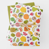 Obst und Gemüse Landmarkt Frisches Obst und Gemüse Geschenkpapier Set (Beispiel)