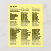 Obst und Gemüse, Lebensmittelwerbung Flyer (Hinten)