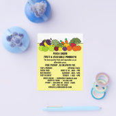 Obst und Gemüse, Lebensmittelwerbung Flyer (Einzeln)