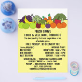 Obst und Gemüse, Lebensmittelwerbung Flyer (Einzeln)