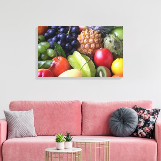 Obst und Gemüse Leinwanddruck (Insitu (Wohnzimmer))
