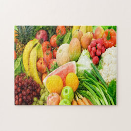 Obst und Gemüse Liebhaber des Puzzles