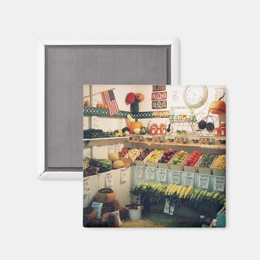 Obst und Gemüse Magnet (Vorderseite/Rückseite)