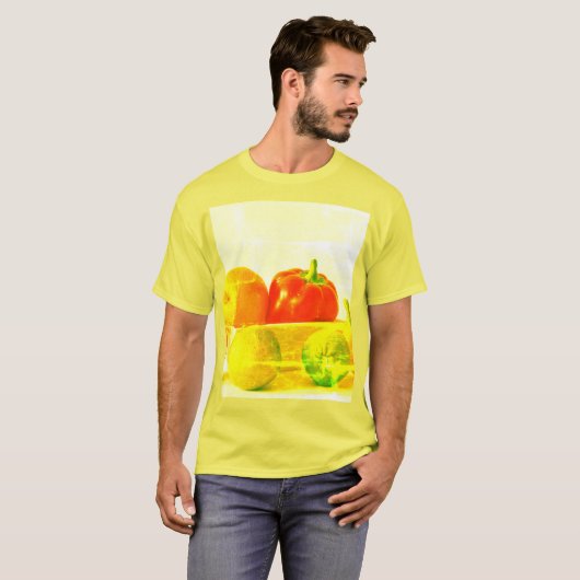 "Obst und Gemüse" Niedliches Foto. Jetzt kaufen T-Shirt (Vorne ganz)