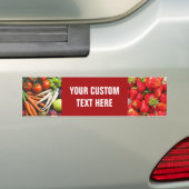 Obst und Gemüse (oder IHRE Fotos) Autoaufkleber (Auf Auto)