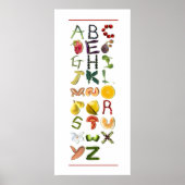 Obst und Gemüse Poster (Vorne)