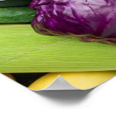 Obst und Gemüse Poster (Ecke)