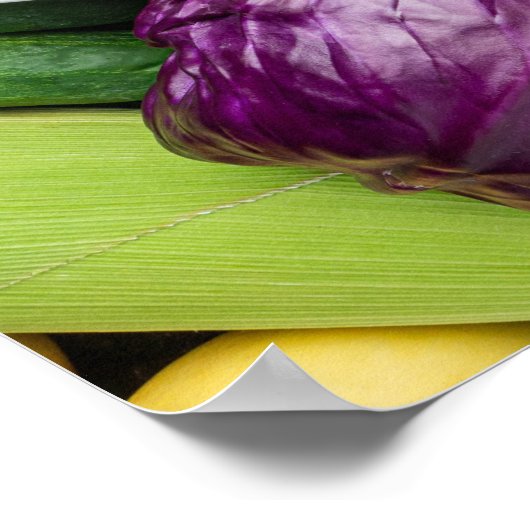 Obst und Gemüse Poster (Ecke)