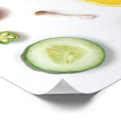 Obst und Gemüse Poster (Ecke)