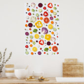Obst und Gemüse Poster (Küche)