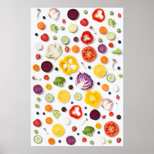 Obst und Gemüse Poster (Vorne)