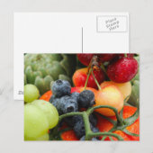 Obst und Gemüse Postkarte (Vorne/Hinten)
