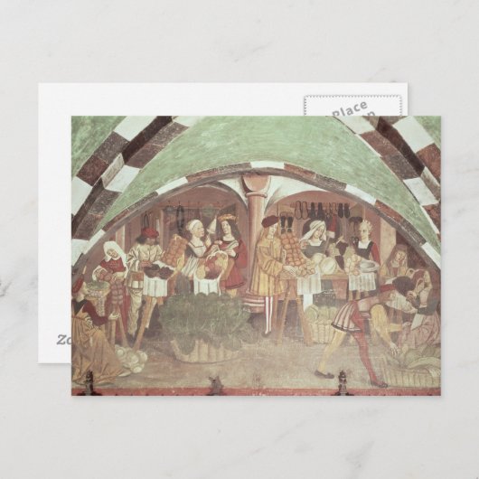 Obst und Gemüse Postkarte (Vorne/Hinten)