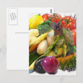 OBST UND GEMÜSE POSTKARTE (Vorne/Hinten)