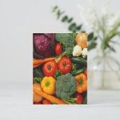 OBST UND GEMÜSE POSTKARTE (Stehend Vorderseite)
