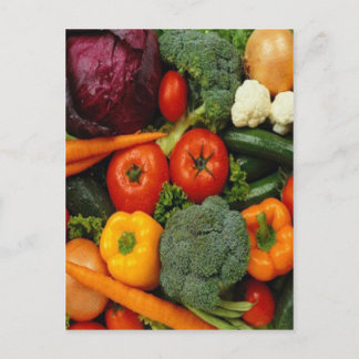 OBST UND GEMÜSE POSTKARTE