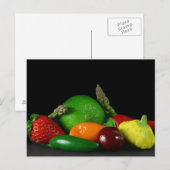 Obst und Gemüse Postkarte (Vorne/Hinten)