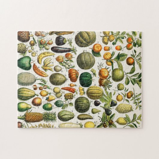 Obst und Gemüse Puzzle (Horizontal)