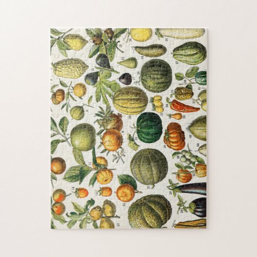 Obst und Gemüse Puzzle (Vertikal)