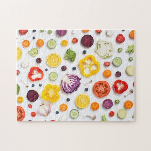 Obst und Gemüse Puzzle (Horizontal)