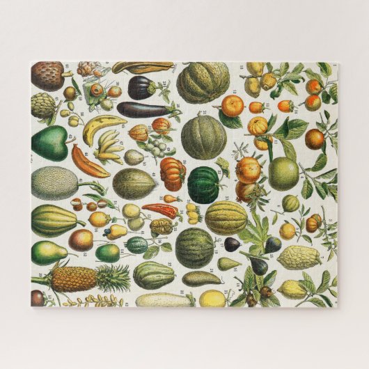 Obst und Gemüse Puzzle (Horizontal)