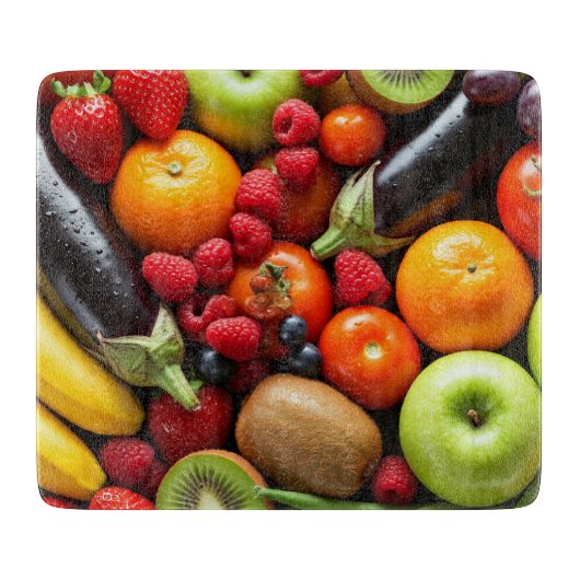 Obst und Gemüse Schneidebrett (Vorderseite)