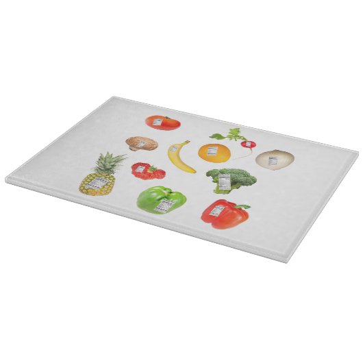 Obst und Gemüse Schneidebrett (Ecke)