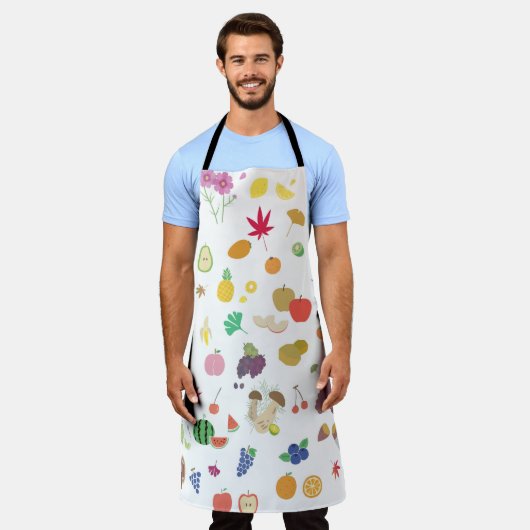 Obst und Gemüse Schürze (Getragen)