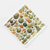 Obst und Gemüse Serviette (Ecke)