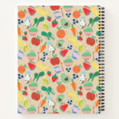 Obst und Gemüse - Spiralbrenner Notizblock (Rückseite)