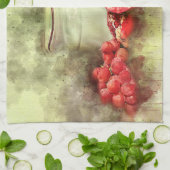 Obst und Gemüse - Stillleben Geschirrtuch (Gefaltet)