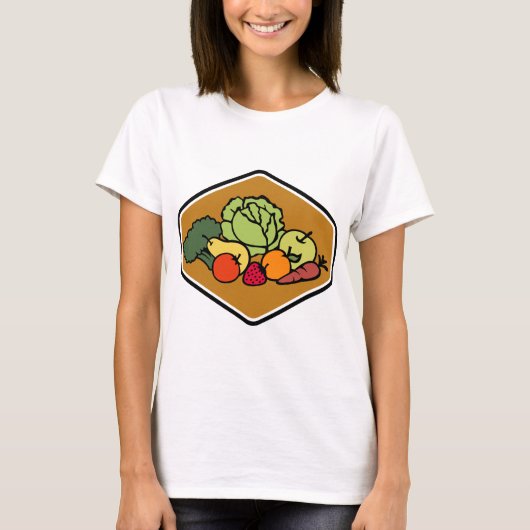 Obst und Gemüse T-Shirt (Vorderseite)