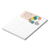 Obst und Gemüse Tasche Lebensmittelgeschäft Notizblock (Rotiert)