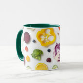 Obst und Gemüse Tasse (Vorderseite Links)