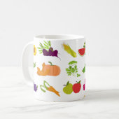 Obst und Gemüse - Tasse frisch und farbenfroh (Vorderseite Links)