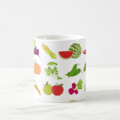 Obst und Gemüse - Tasse frisch und farbenfroh (Mittel)