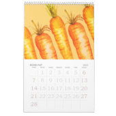 Obst und Gemüse - Vegan 2026 Kalender (Feb 2027)