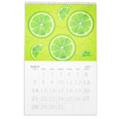 Obst und Gemüse - Vegan 2026 Kalender (Mär 2027)