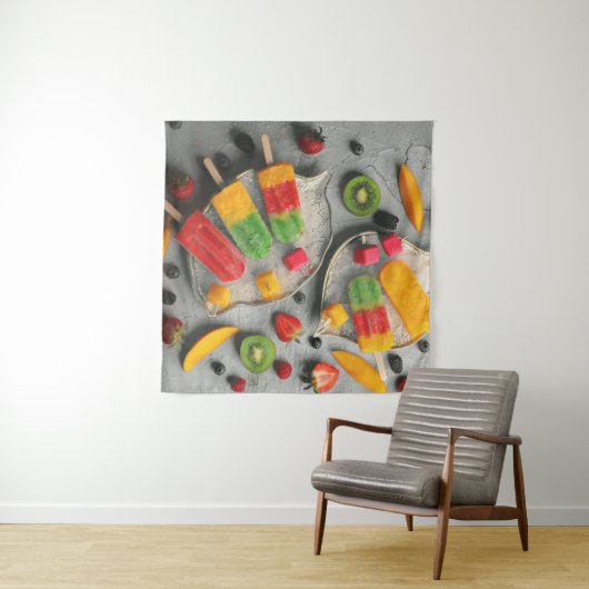 Obst und Gemüse Wandteppich (Beispiel (Horizontal))