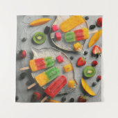 Obst und Gemüse Wandteppich (Vorderseite)