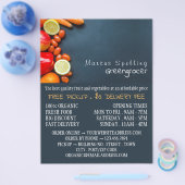 Obst und Gemüse, Werbung für Lebensmittelgroßhändl Flyer (Einzeln)